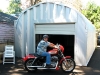 Secure Motorcylce Storage Building