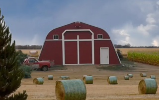 Red Steel Building Barn