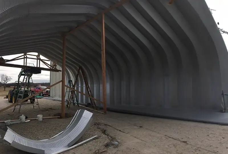 Constructing a Quonset Style Horse Barn