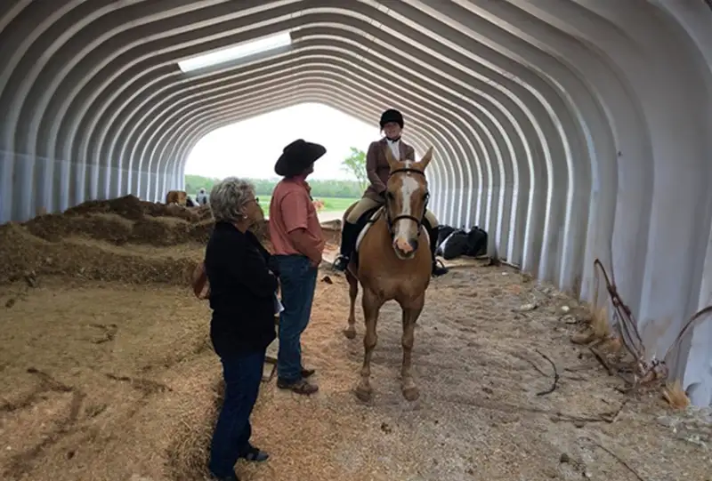 Steel Horse Barn Quonset Hut