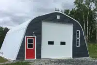 A Prefabricated Steel Building Makes the Perfect Boat Storage Shed