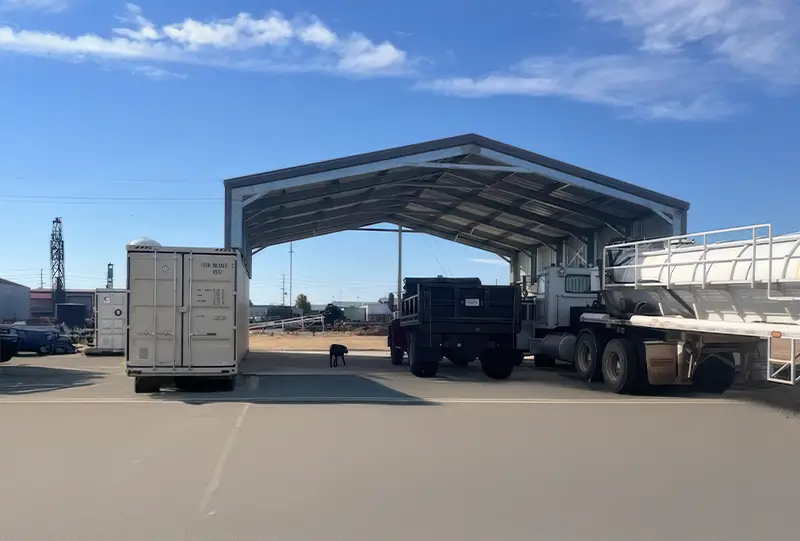 Container Trusses Covered Parking