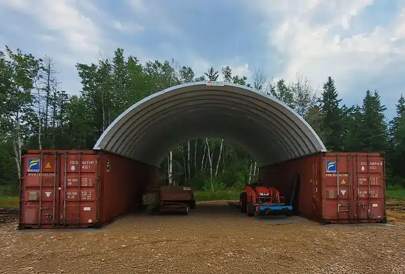 Container Trusses Covered Parking