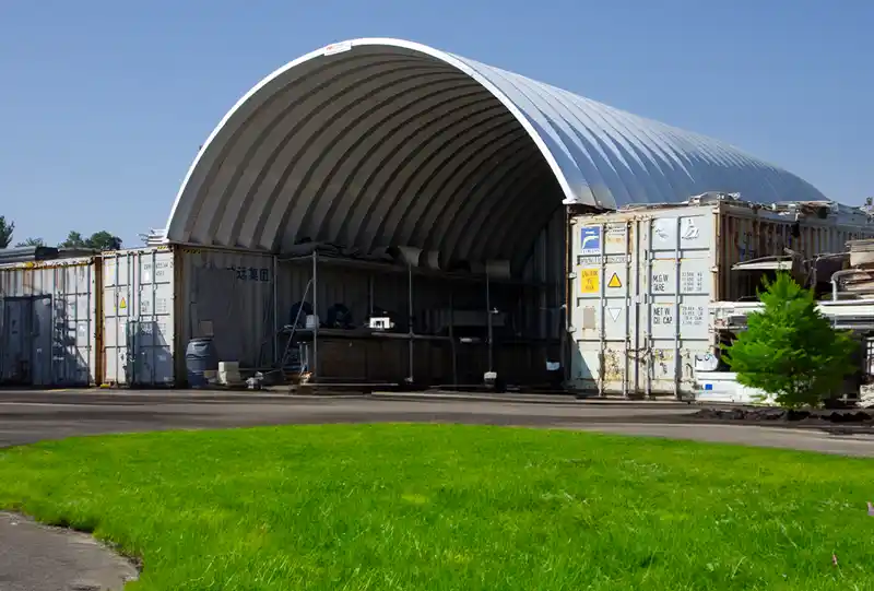 Container Cover Roofing System