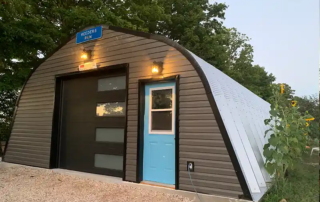 Steel Quonset Building Living