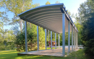 steel building type carport