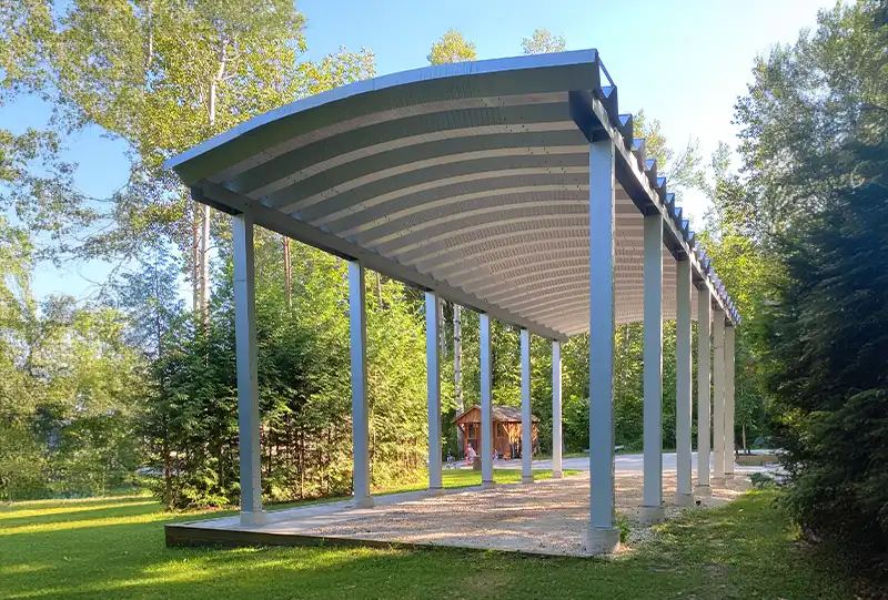 steel building type carport