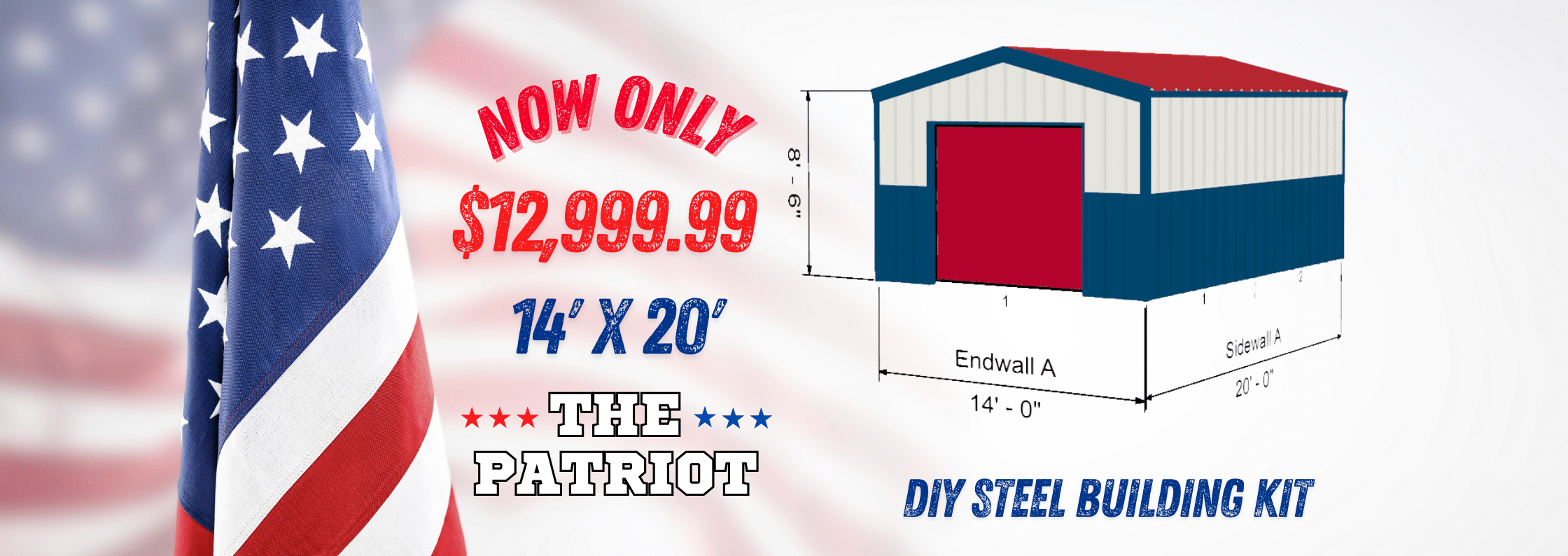 14x20 Steel Building Sale Offer