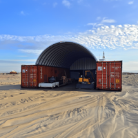 Steel Shipping Containers and Cover