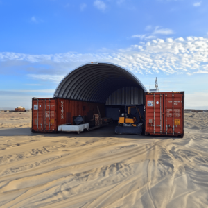 Steel Shipping Containers and Cover