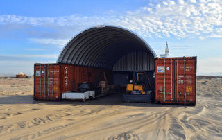 Steel Shipping Containers and Cover