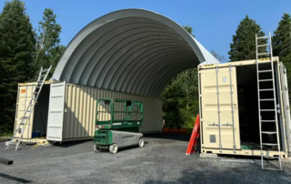 Metal Roof Shipping Container Cover