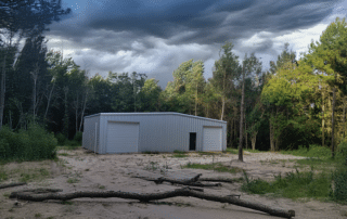 Hurricane-resistant Steel Buildings