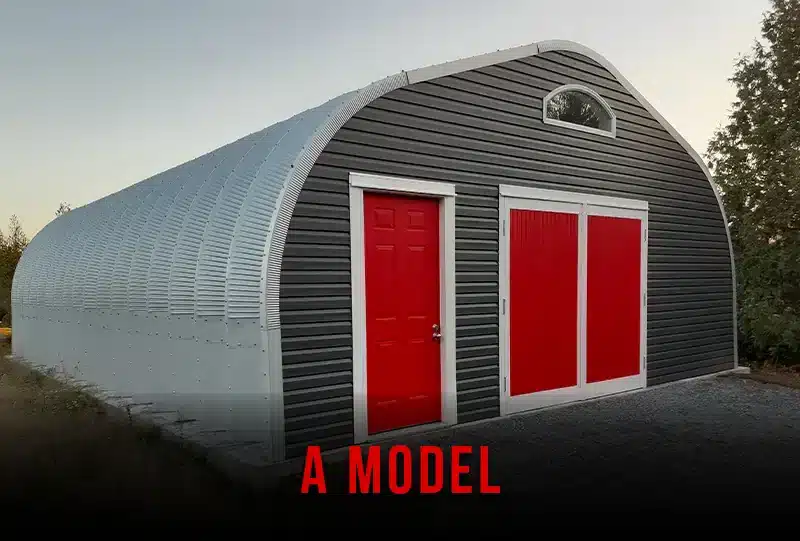 a model steel building