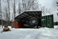 Container Trusses Covered Parking